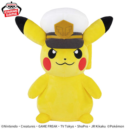 POKEMON - Super Soft Plush Toy - Captain Pikachu