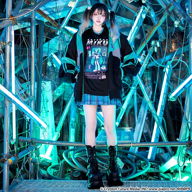 Hatsune Miku x Listen Flavor - 2-way Jersey Hoodie – JumpIchiban