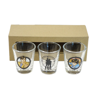Forever City Hunter Exhibition - 40th Anniversary Visual Shot Glass Complete Set of 3 Types