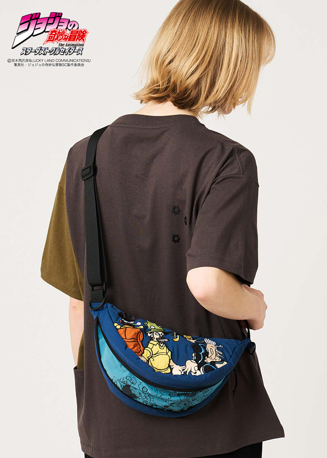 JoJo's Bizarre Adventure x Graniph Fashion Collection - Zenyatta Mondatta Brothers Mini Shoulder Bag [Release April 28, 2026]