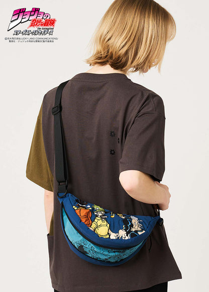 JoJo's Bizarre Adventure x Graniph Fashion Collection - Zenyatta Mondatta Brothers Mini Shoulder Bag [Release April 28, 2026]