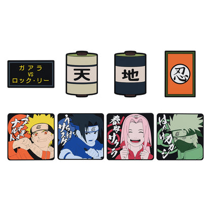 Ichiban Kuji Naruto Chunin Exam Edition - J Prize Rubber Coaster Complete Set of 8 Types