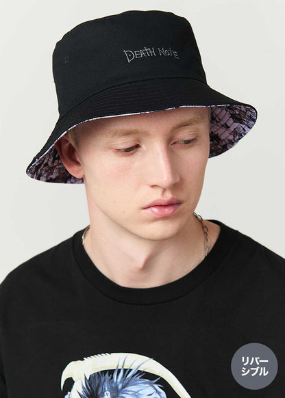 Death Note Graniph - Memory Pattern Reversible Bucket Hat