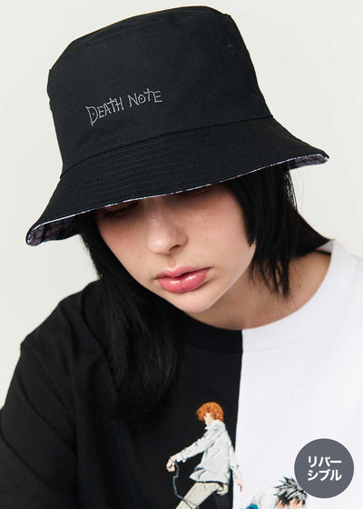 Death Note Graniph - Memory Pattern Reversible Bucket Hat