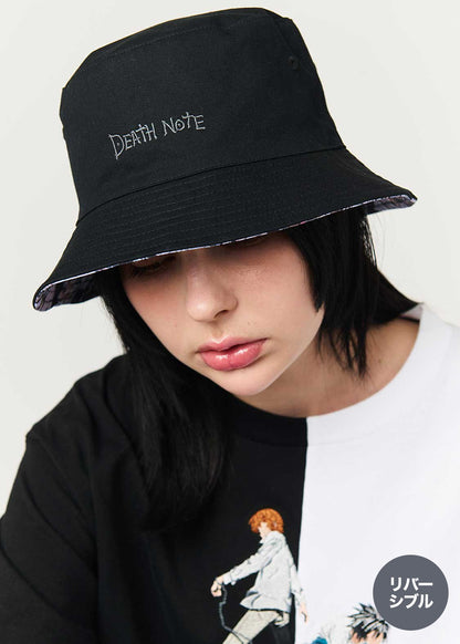 Death Note Graniph - Memory Pattern Reversible Bucket Hat