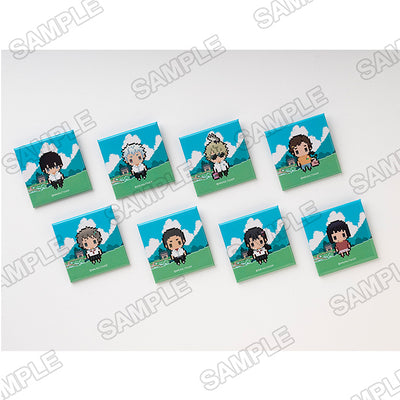 The Summer Hikaru Died Art Exhibition - Petit Bit Mini Square Can Badges (8 types) [Pre-Order Nov 2025]
