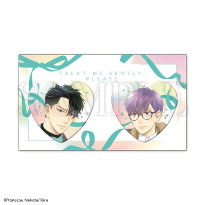 Don’t Be Cruel X Be x Boy 35th Anniversary Exhibition Boys in Love - Libre Heart Can Badge Set [Pre-Order Oct 2026]