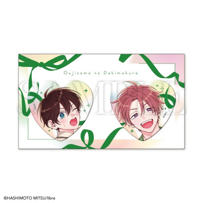 Ouji-sama No Dakimakura X Be x Boy 35th Anniversary Exhibition Boys in Love - Libre Heart Can Badge Set [Pre-Order Oct 2026]