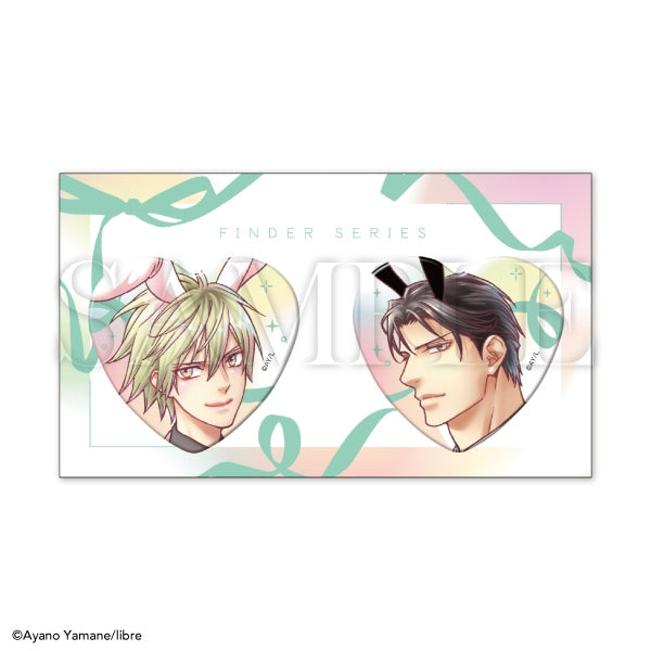 Finder Series X Be x Boy 35th Anniversary Exhibition Boys in Love - Libre Heart Can Badge Set [Pre-Order Oct 2026]