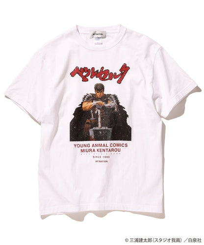 [The Great Berserk Exhibition] Berserk x ARTIMATION "GUTS S/S TEE" WHITE