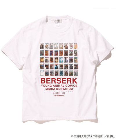 [The Great Berserk Exhibition] Berserk x ARTIMATION "COMICS COVER S/S TEE" WHITE