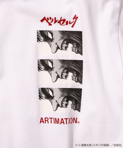 [The Great Berserk Exhibition] Berserk x ARTIMATION "GUTS COLLAGE S/S TEE" WHITE