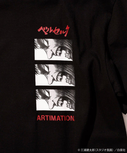 [The Great Berserk Exhibition] Berserk x ARTIMATION "GUTS COLLAGE S/S TEE" BLACK