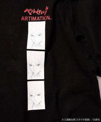 [The Great Berserk Exhibition] Berserk x ARTIMATION "GRIFFITH S/S TEE" BLACK