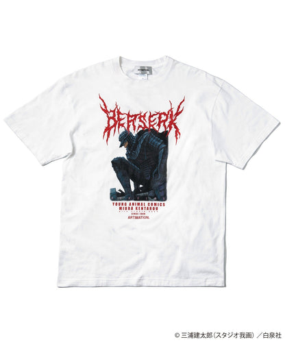 [The Great Berserk Exhibition] Berserk x ARTIMATION "Berserker Guts S/S TEE" WHITE