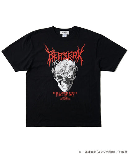 [The Great Berserk Exhibition] Berserk x ARTIMATION "Beherit Skull S/S TEE" BLACK