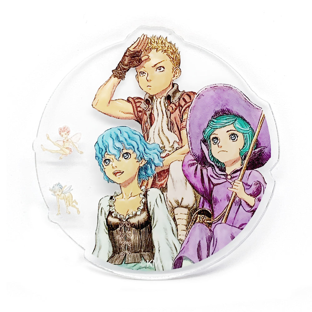 [The Great Berserk Exhibition] Acrylic badge "E" with mount card