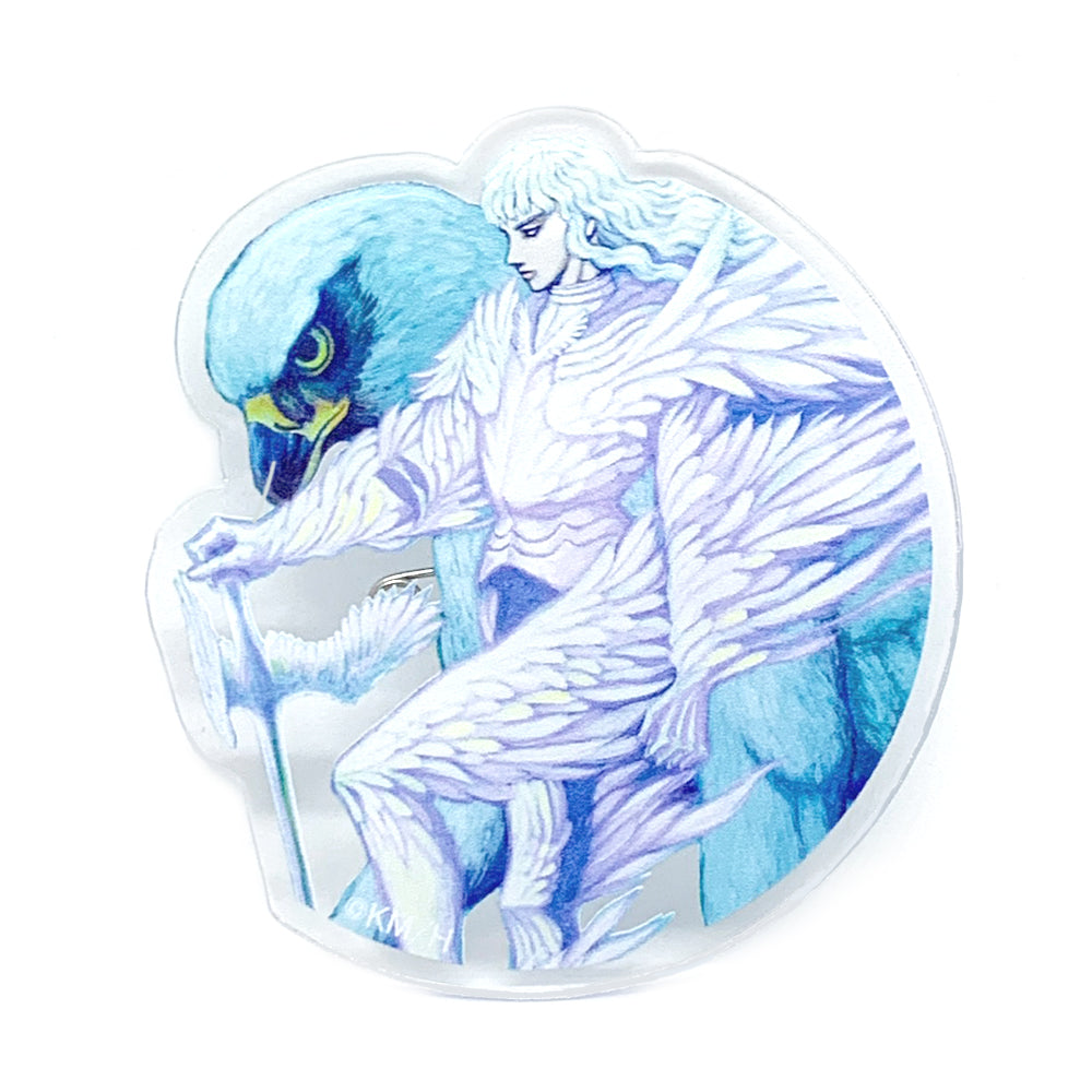 [The Great Berserk Exhibition] Acrylic badge "I" with mount card