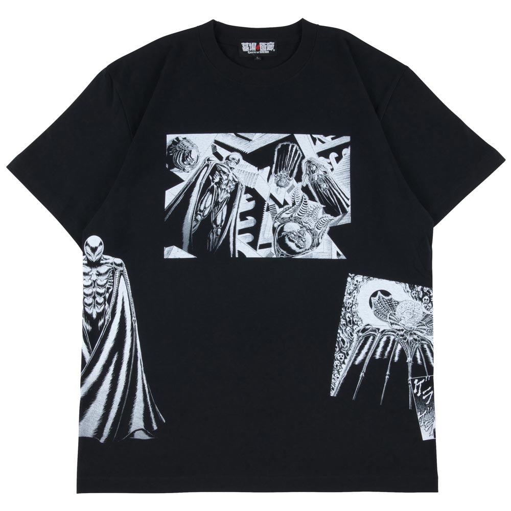 [The Great Berserk Exhibition] Berserk/God Hand T-shirt (Berserk God Hand) Black