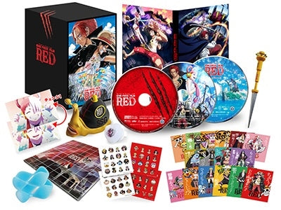 One Piece Film Red - Deluxe Limited Edition with 3-Layer Acrylic Board (Blu-ray + DVD) - 4K Ultra HD Blu-ray - Japanese edition cover