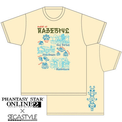 Phantasy Star Online 2 x SEGASTYLE - Naberius Natural T-Shirt (JP L)