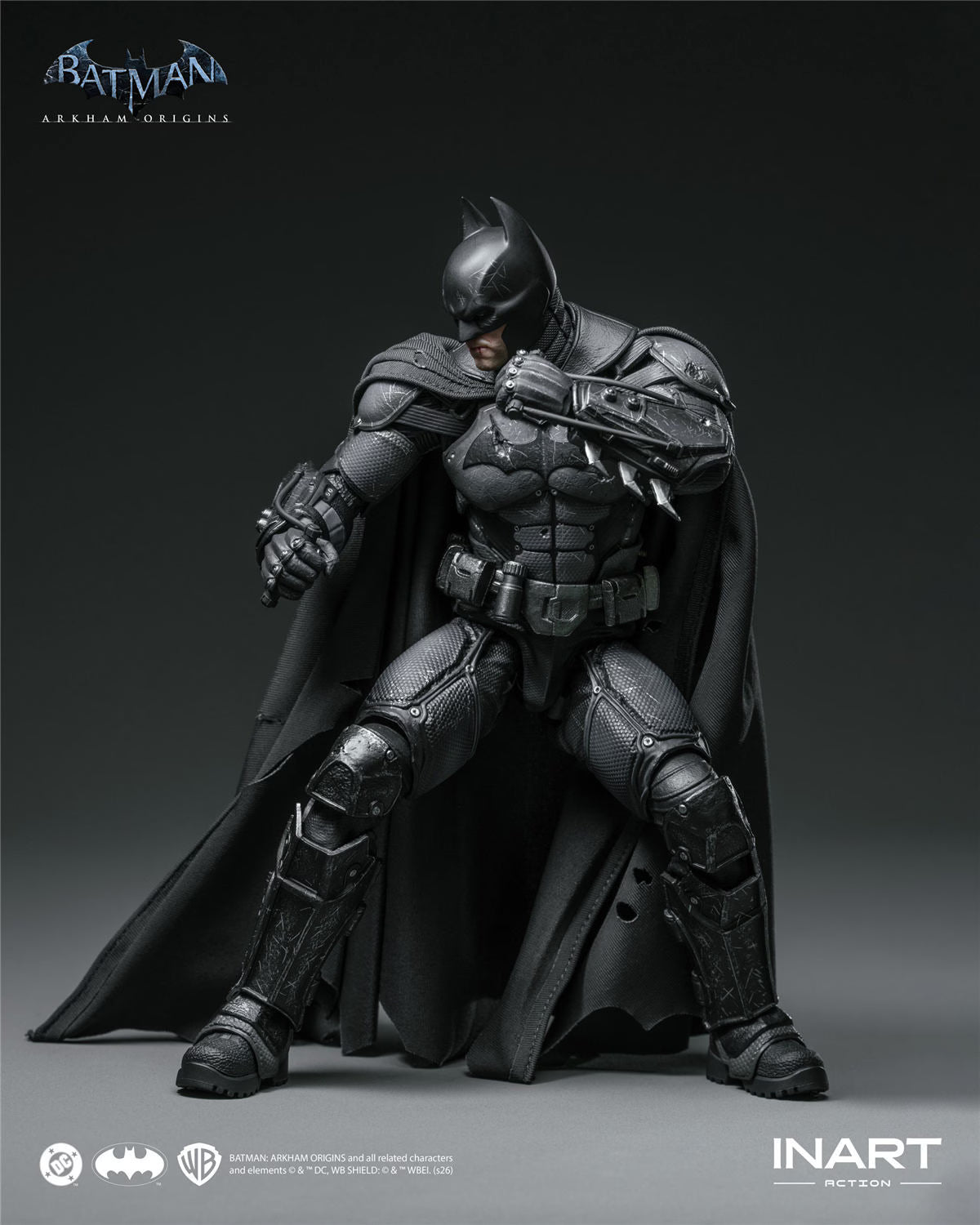 DC Comics Batman Arkham Origins INART Action Figure - Batman Battle Damage Ver. [Pre-Order Dec 2026]