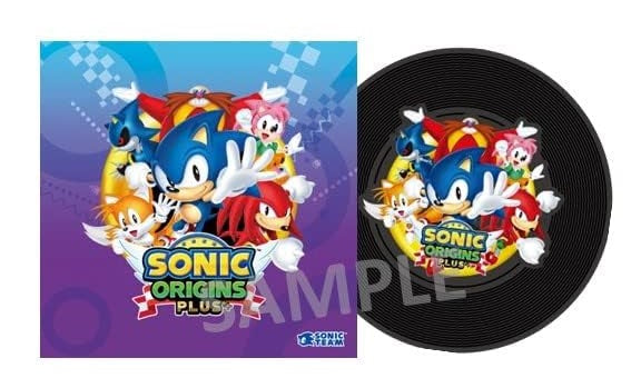 SONIC ORIGINS PLUS DX PACK EBTEN LIMITED PS5 - T-SHIRT - ACRYLIC STAND - TOWEL - COVER - ARTBOOK