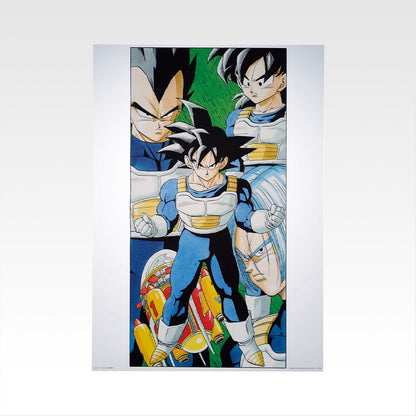 Ichiban Kuji Dragon Ball 40th Part 1 - H Prize Akira Toriyama Color Illustration Clear Poster (13 Types)