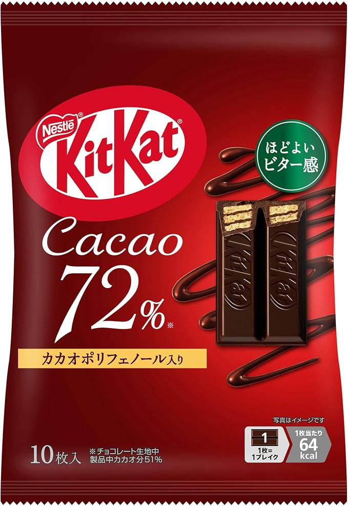 KitKat Mini Cacao 72% 10 Pcs — Japanese packaging