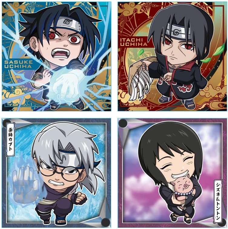 Naruto Shippuden Niformation Sticker Wafers Vol.6 - Box (20 Packs) RANDOM - Japanese packaging