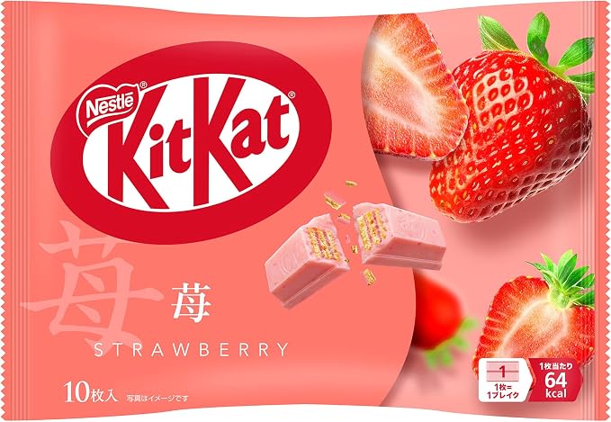 KitKat Mini Strawberry 10 Pcs — Japanese packaging