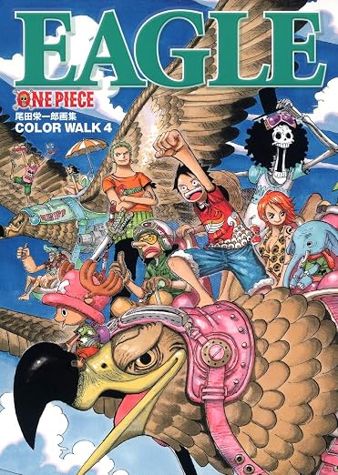 One Piece - Color Walk 4 Eagle Artbook - Japanese edition cover