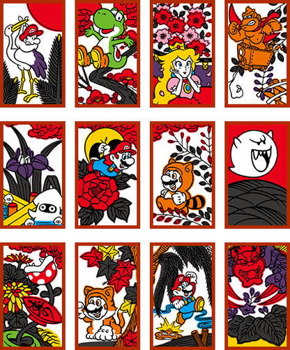 NINTENDO TOKYO －MARIO HANAFUDA CARDS RED OR BLACK