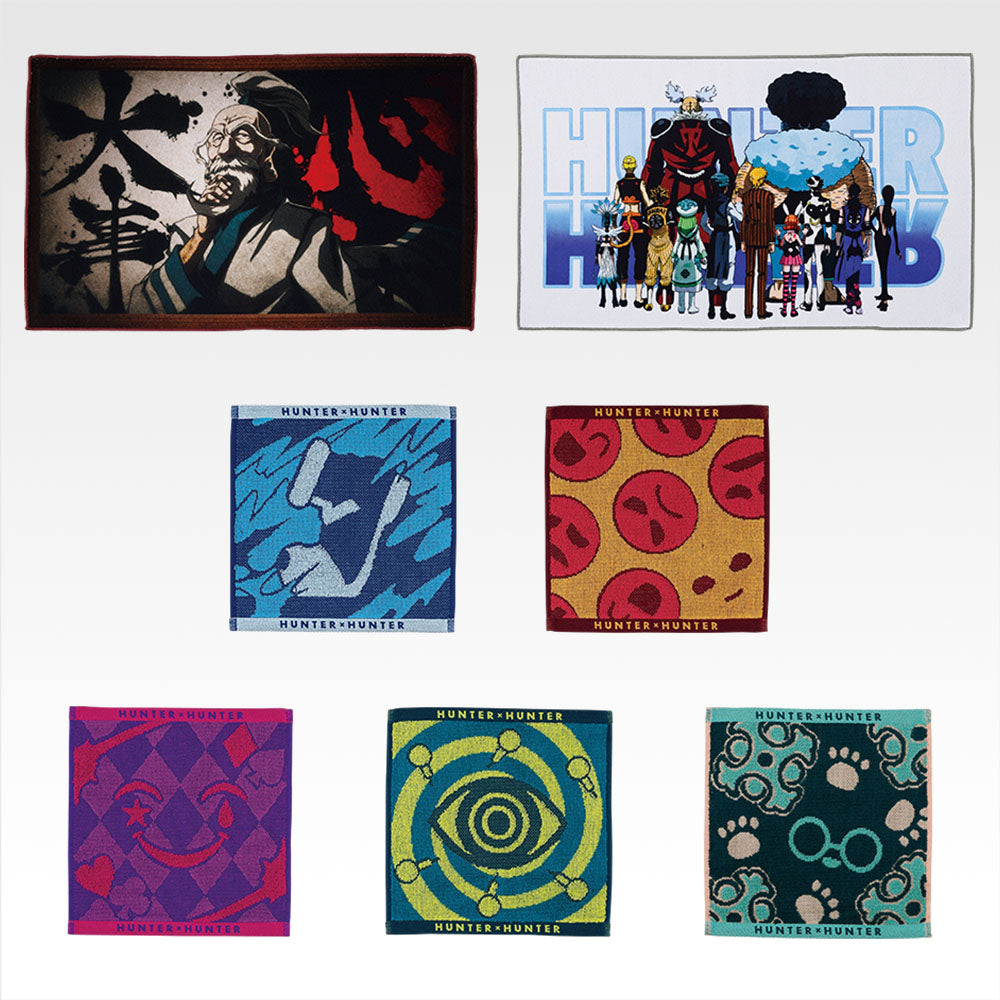 Ichiban Kuji HUNTER×HUNTER Cross the X-Day - K Prize Towel Collection Complete Set of 7 Types