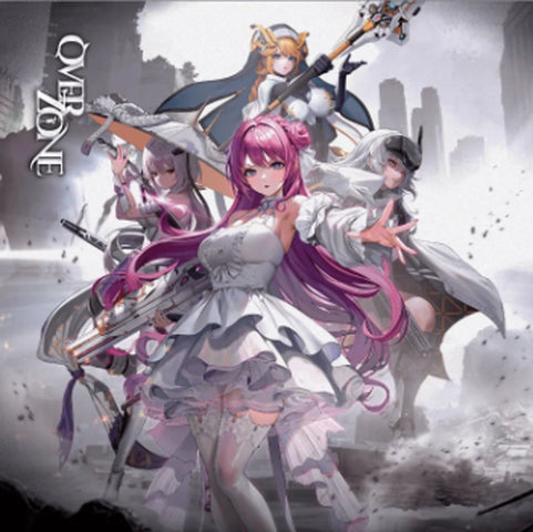 Goddess of Victory: NIKKE - Over Zone Original Soundtrack Marble Vinyl LP cover