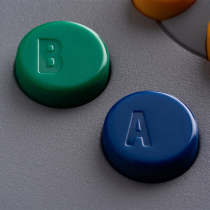 8BitDo 64 Bluetooth Controller for Analogue 3D, Switch, Switch 2, Windows and Android - Classic Grey [Pre-Order Mar 2026]