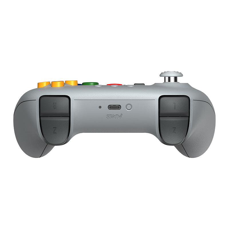 8BitDo 64 Bluetooth Controller for Analogue 3D, Switch, Switch 2, Windows and Android - Classic Grey [Pre-Order Mar 2026]