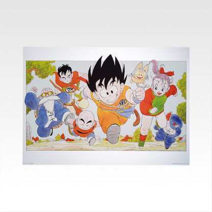 Ichiban Kuji Dragon Ball 40th Part 1 - H Prize Akira Toriyama Color Illustration Clear Poster (13 Types)