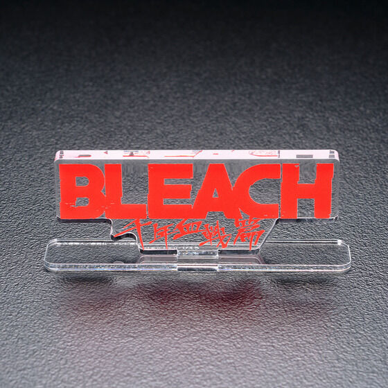 ACRYLIC LOGO DISPLAY EX - BLEACH - CLEAR/RED