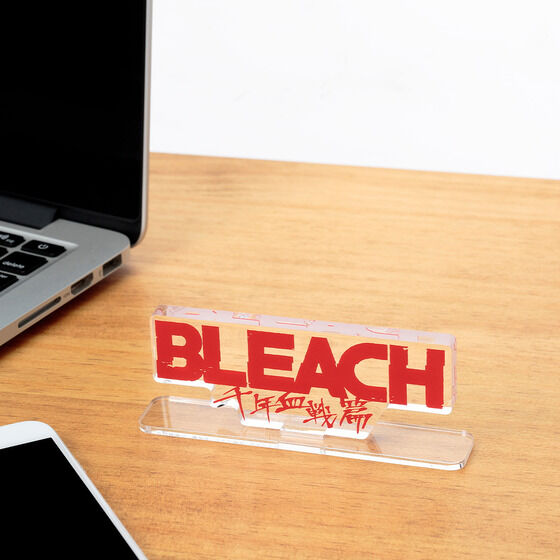 ACRYLIC LOGO DISPLAY EX - BLEACH - CLEAR/RED