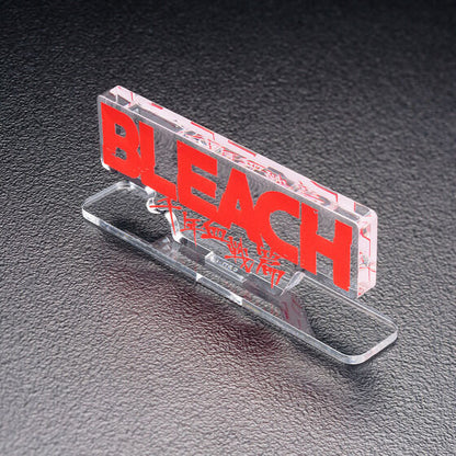 ACRYLIC LOGO DISPLAY EX - BLEACH - CLEAR/RED