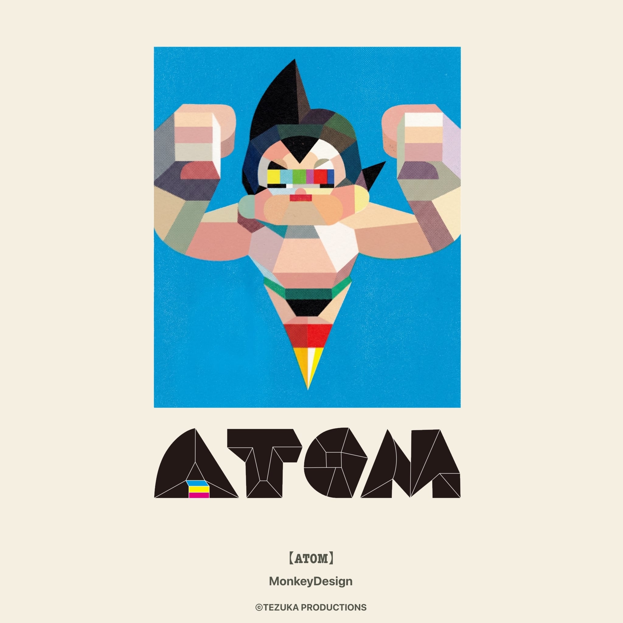 Astro Boy Tezuka World x Monstrousa Collaboration - M.TAG Hoodie ATOM feat. Monkey Design (2 Types)