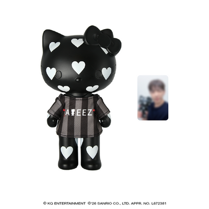 ATEEZ x Hello Kitty Black Series - Heart Figure With T-shirt + 1 pc Included (8 Types) [Pre-Order Fall 2026]