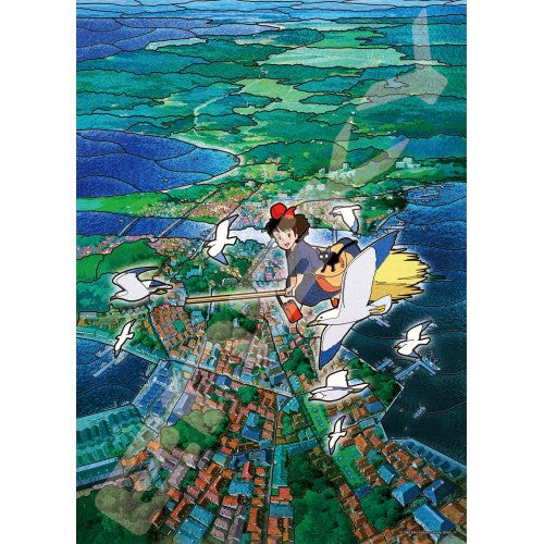 Kiki's Delivery Service Art Crystal Jigsaw Puzzle 500 Pieces [Above Koriko] 500-AC03