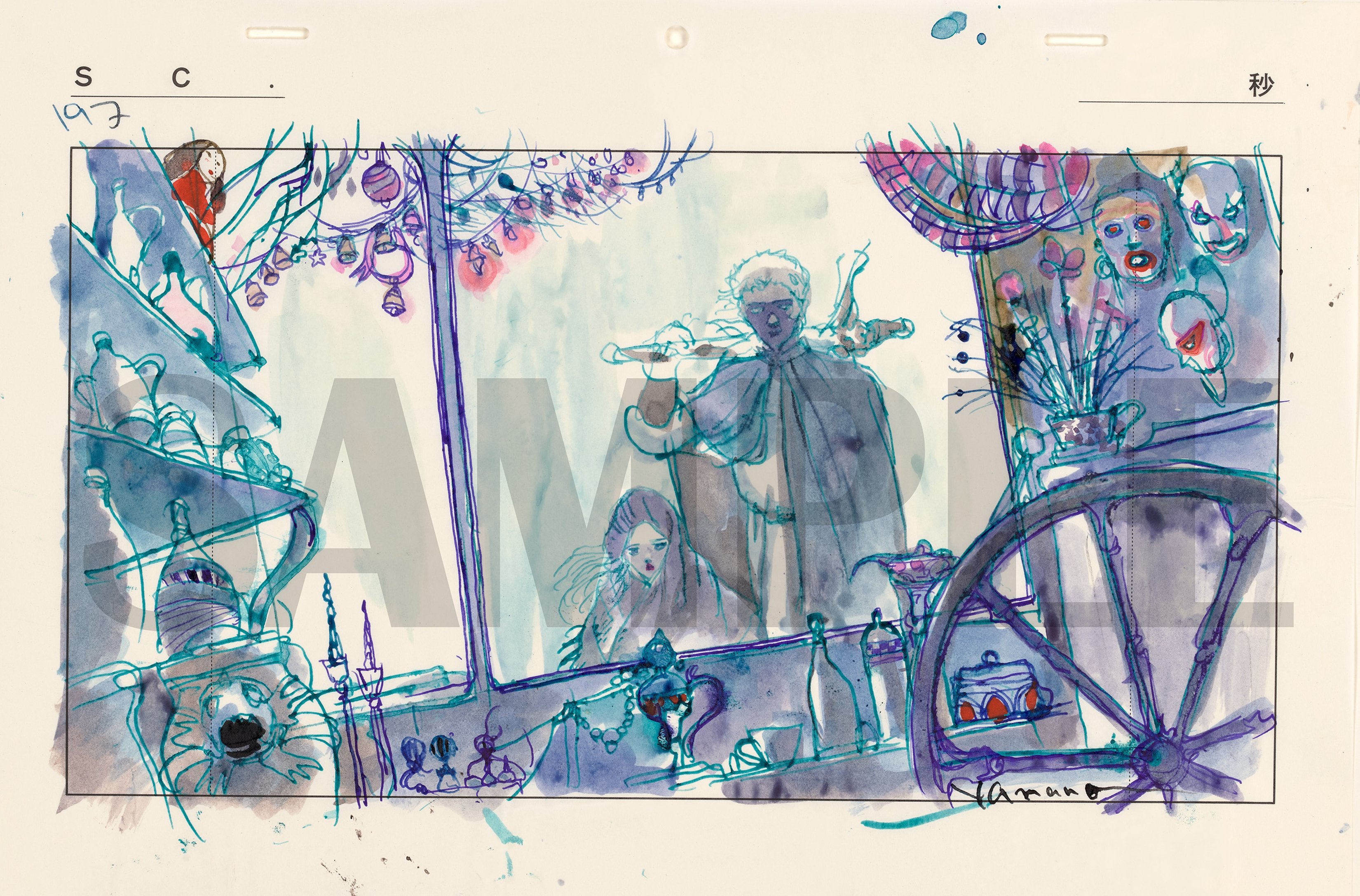 エンジェル　エッグ Angel's Egg Image Boards Art Book By Yoshitaka Amano - Limited