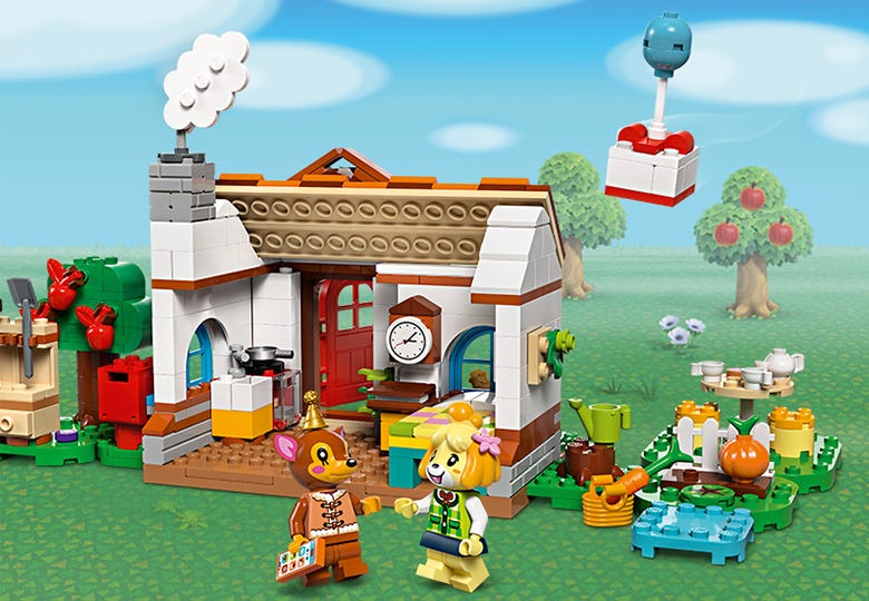 Animal Crossing Lego - Welcome to your home Isabelle