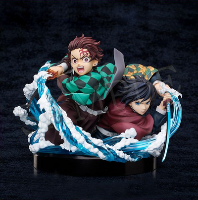 Aniplex Kuji Demon Slayer The Infinity Castle Final Battle Begins - A Prize Tanjiro Kamado and Giyu Tomioka Figure [Release Feb 2026]
