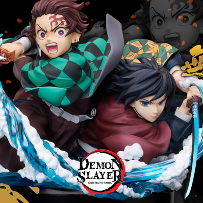 Aniplex Kuji Demon Slayer The Infinity Castle Final Battle Begins - A Prize Tanjiro Kamado and Giyu Tomioka Figure [Release Feb 2026]