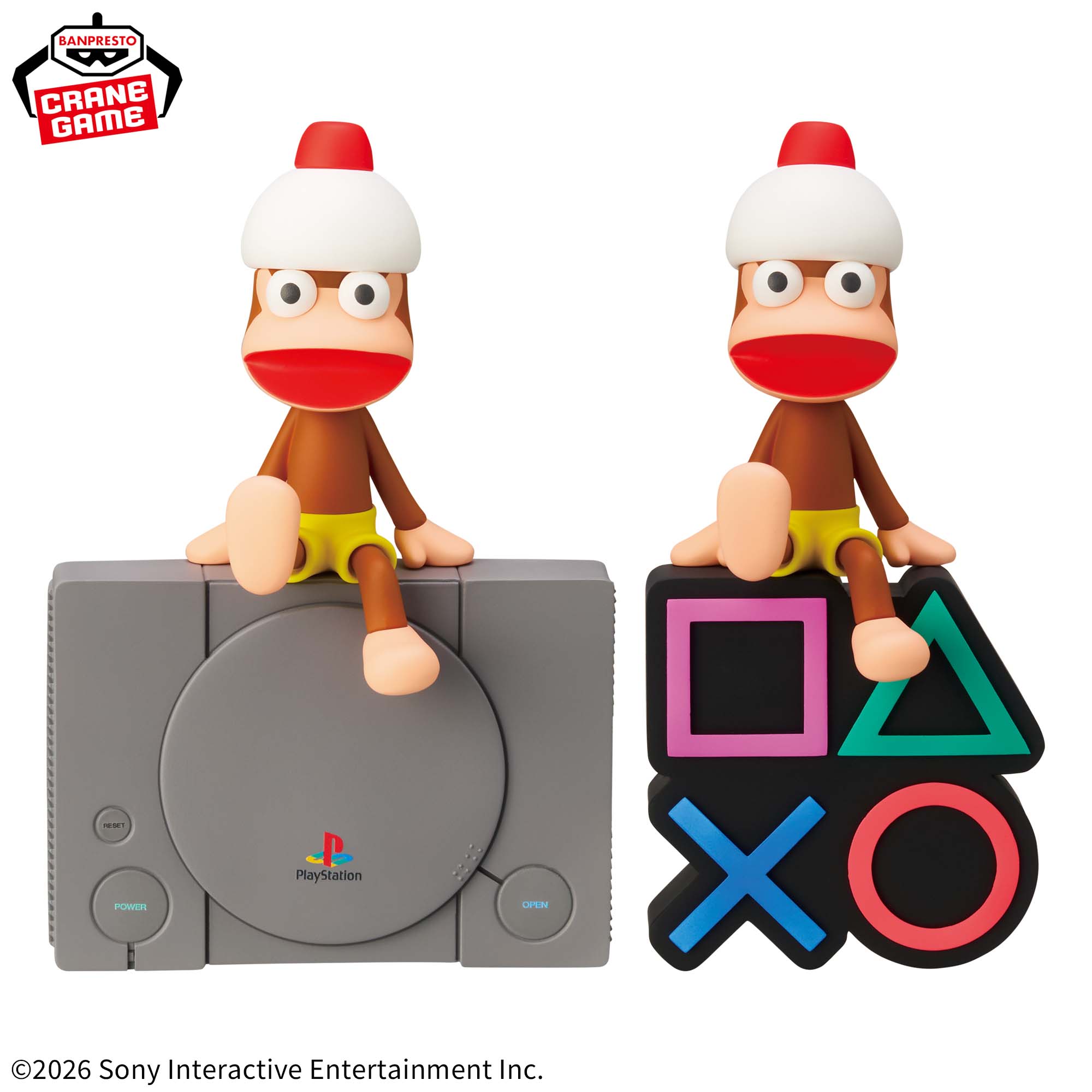 Ape Escape Monitor Top Figure - Pipo Monkey (2 Types) [Pre-Order Jun 2026]