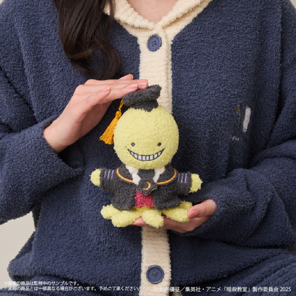 Assassination Classroom x Palude Roomwear Collection - Koro-Sensei Fluffy Plush Keychain [Pre-Order Oct 2026]